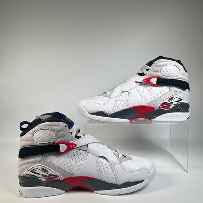 Jordan 8 White True Red (2025) Size 9 NEW s23635