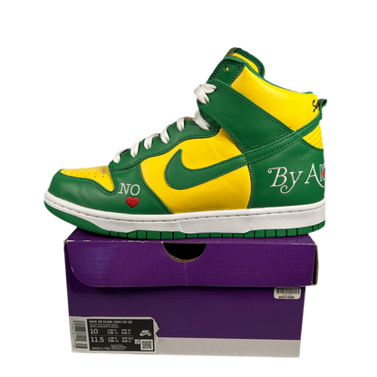 Nike SB Dunk High Supreme By Any Means Brazil (2022) Size 10 USED s17897