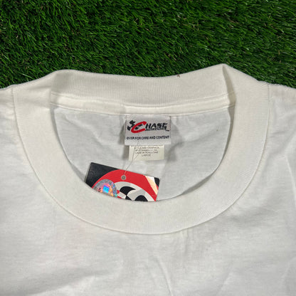 2005 Rusty Wallace "Last Call" Nascar White Tee Size Large NEW v18579