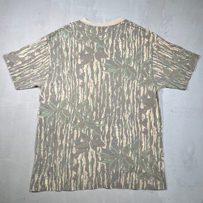 1990s RealTree Camo Pocket Tee Size XL USED v19187