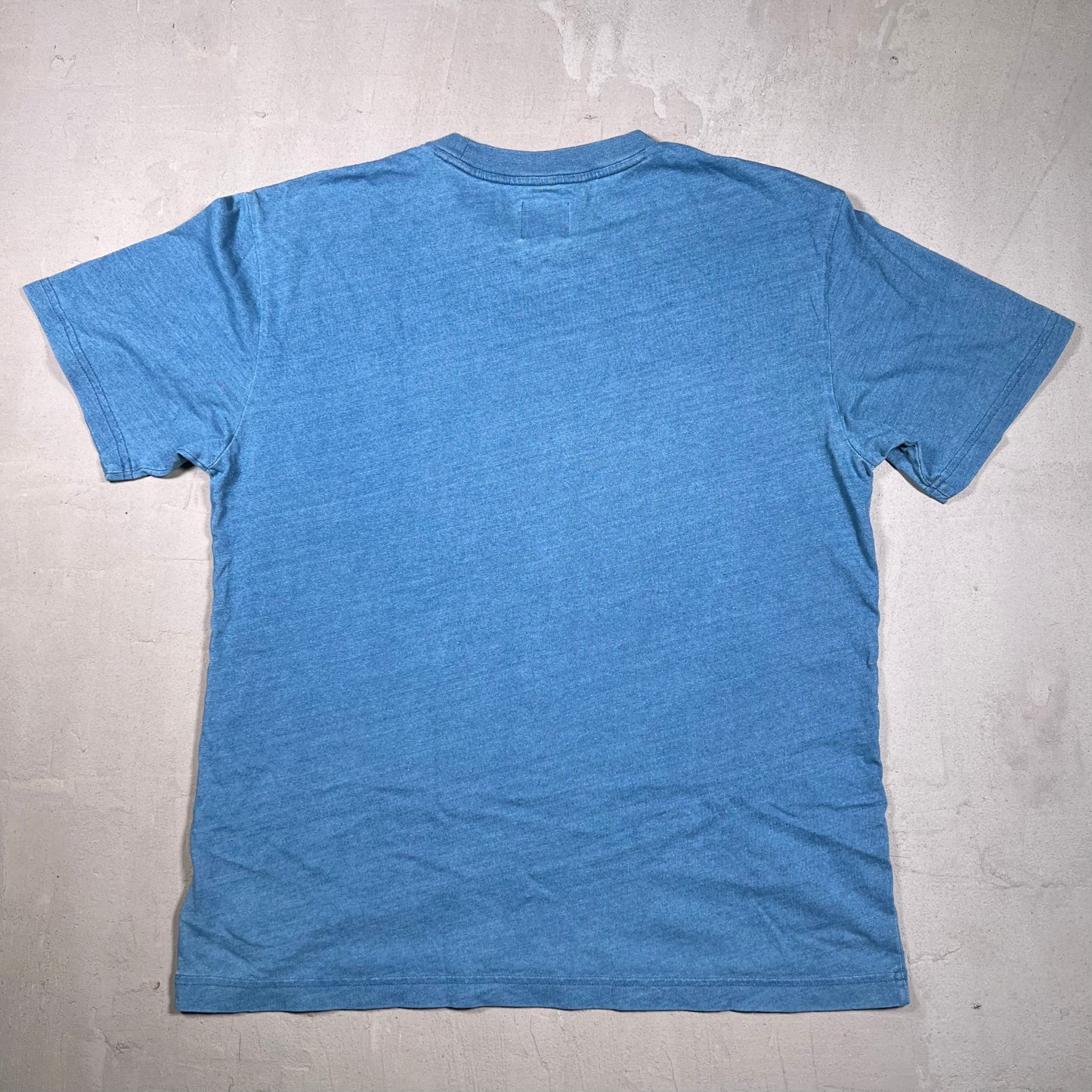 Gap Dapper Dan "Dap" Blue Logo Tee Size Medium USED x17306