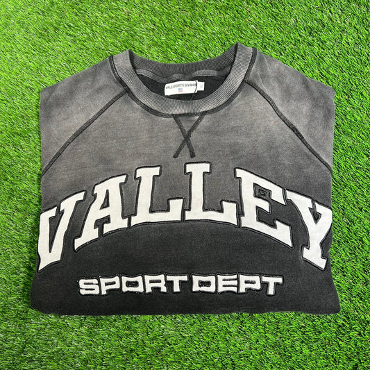 Vale Forever Sport Dept Washed Black Crewneck Size XL NEW x15935