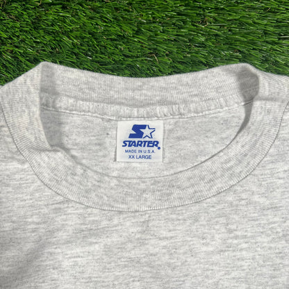 1994 New York Stanley Cup Champion Starter Grey Tee Size XL USED v18254