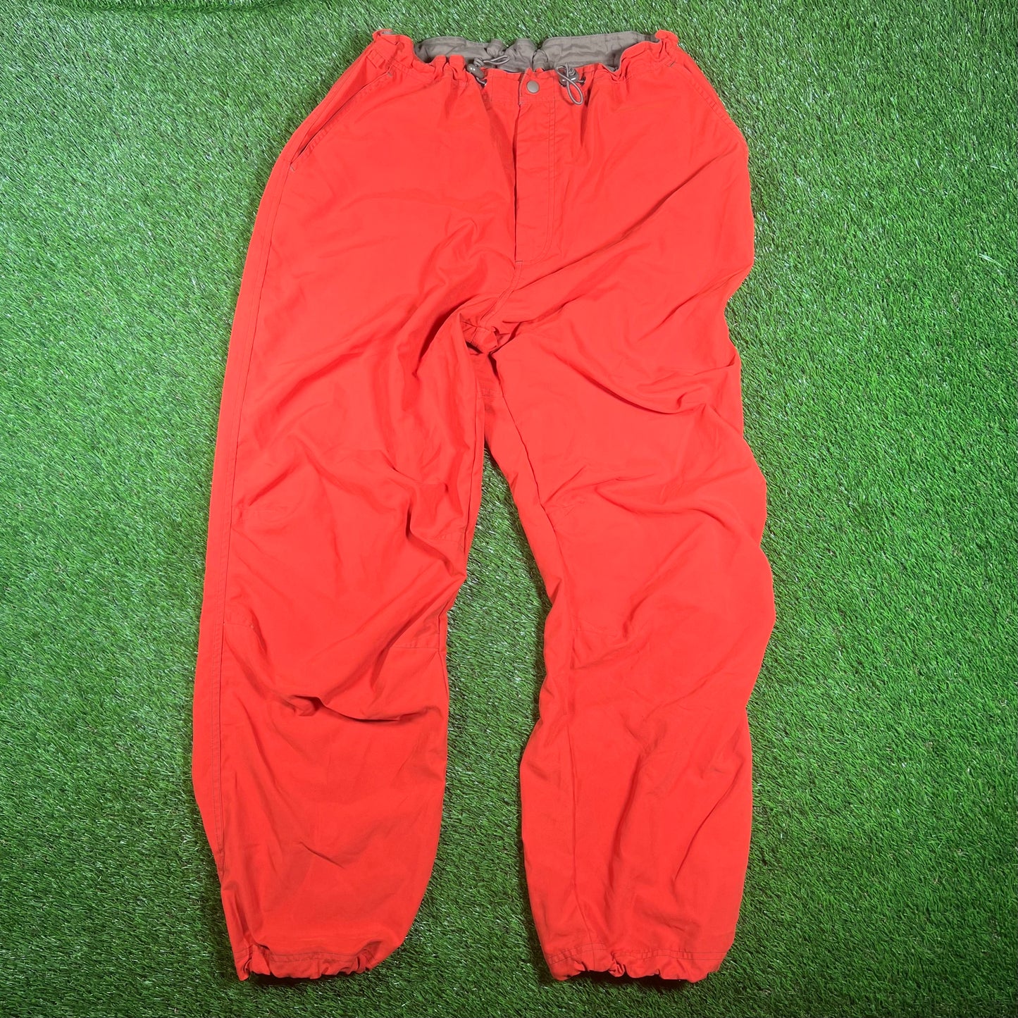 Y2K Gap Orange Rain Pants Size XL USED v17906