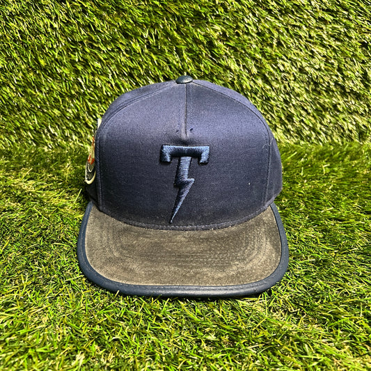 Tackma Blue T Logo Blue Hat One Size USED v15983