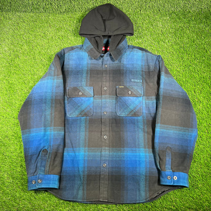 Supreme Quilted Lined Hooded Flannel Shirt (2025) Size XL USED x14716