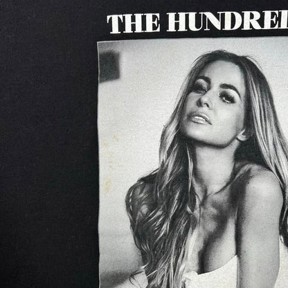 The Hundreds Carmen Electra Photo Black Tee Size Large USED x18960