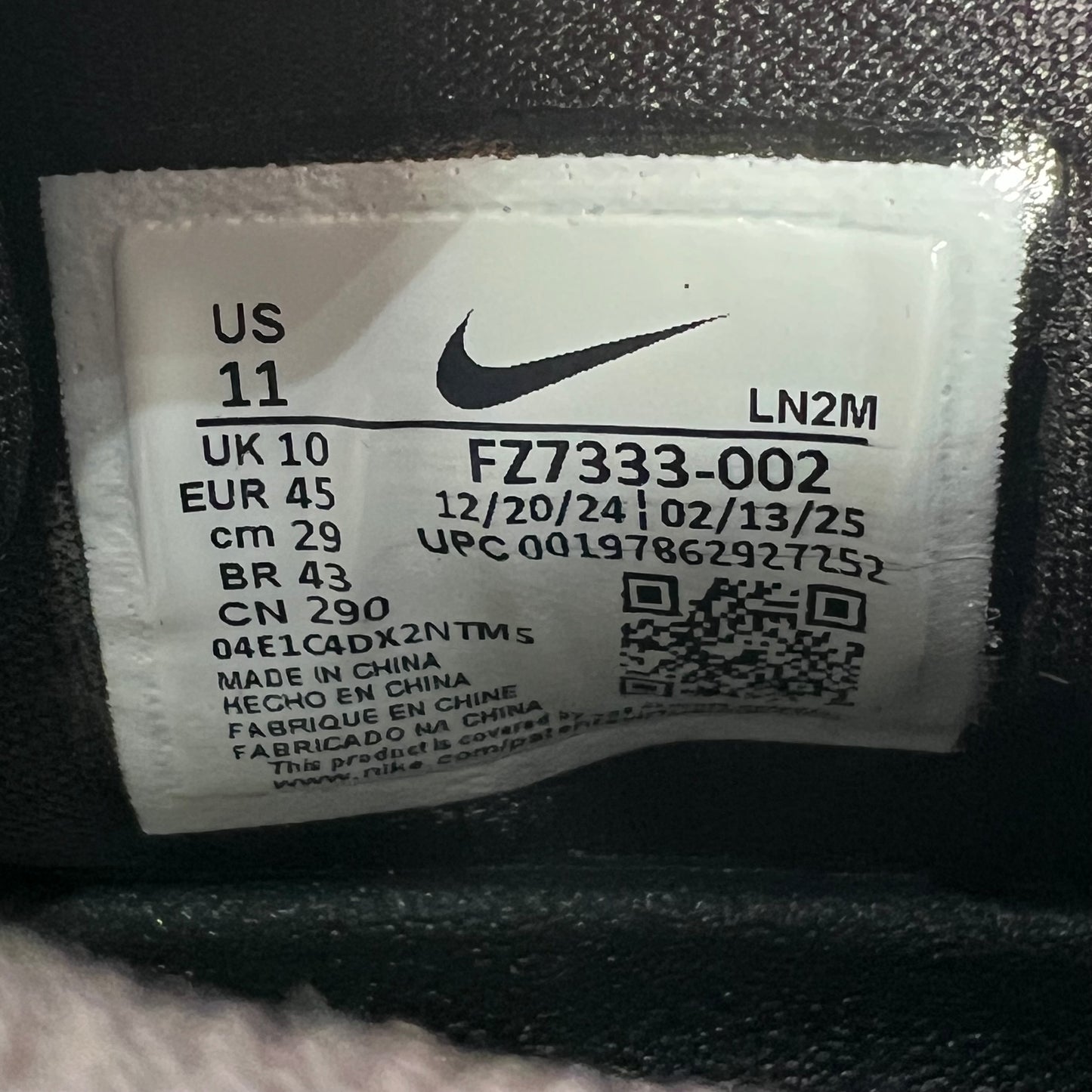 Nike Kobe 9 Low Mambacita (2025) Size 11 NEW s22074