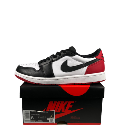 Jordan 1 Low Black Toe (2023) Size 8 USED s18804