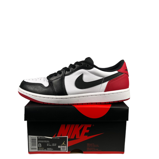 Jordan 1 Low Black Toe (2023) Size 8 USED s18804