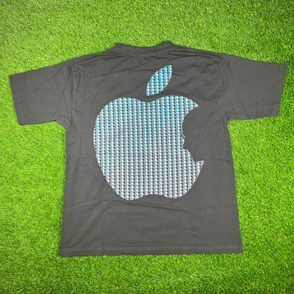 Marino Morwood Steve Jobs Rap Style Black Tee Size XL Used v6318