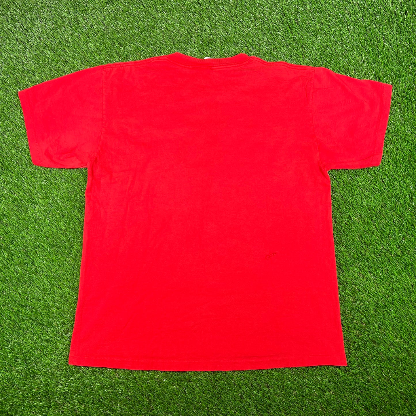Y2K New Jersey Devils NHL Red Tee Size Large USED v17889