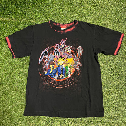 1990s Yu-Gi-Ho Yami Yugi Black Tee Size Medium USED v15851