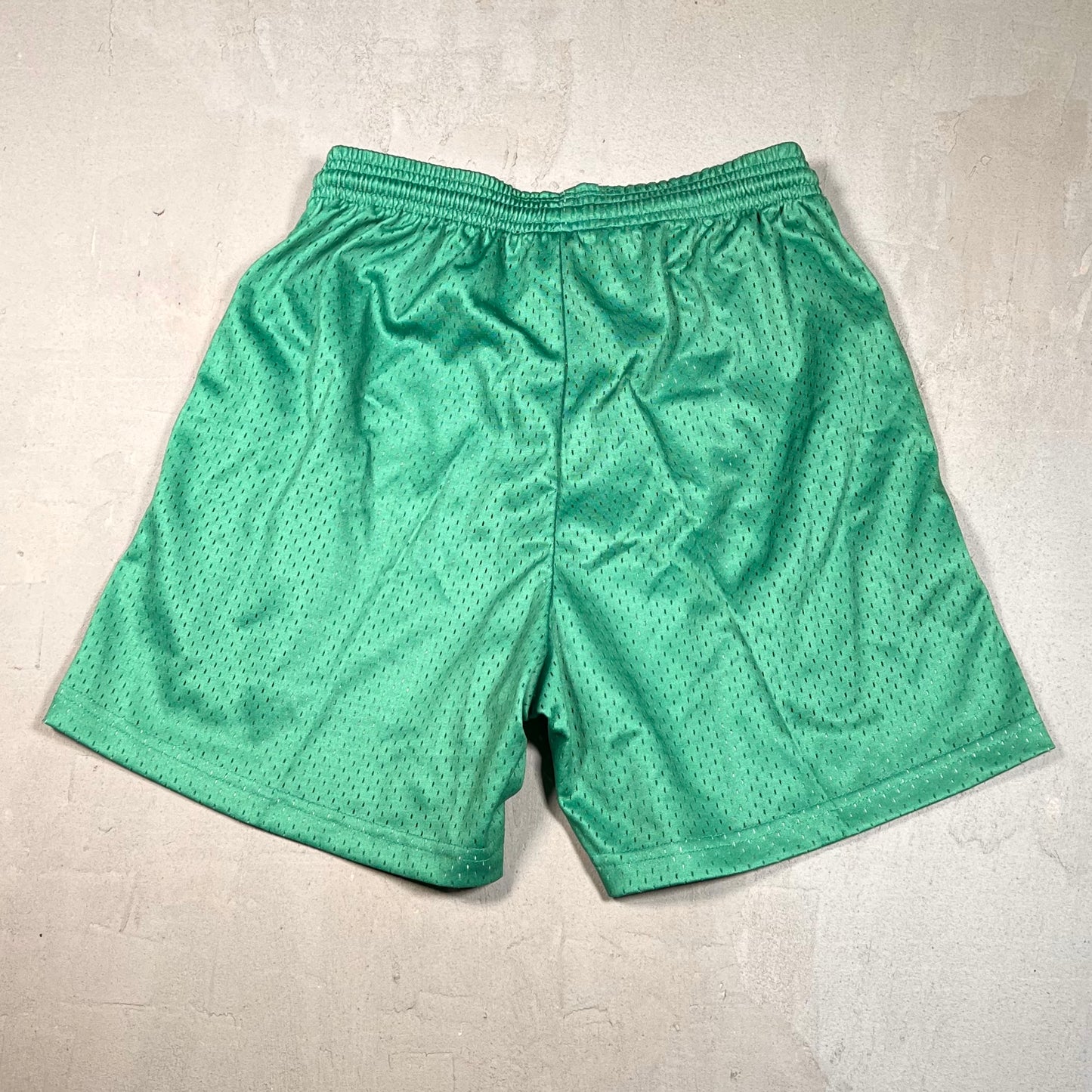 Lost Files Mesh Shorts Green "Wisconsin" Size Small USED v19423