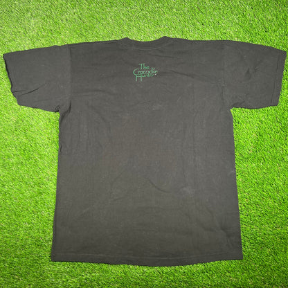 2000s The Crocodile Hunter Baby Croc Black Tee Size XL USED v17612
