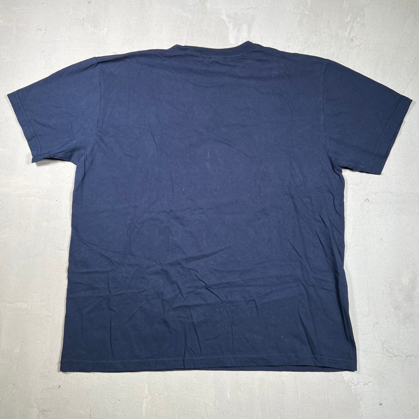 aNYthing Logo Tee Navy Size XL USED x17274