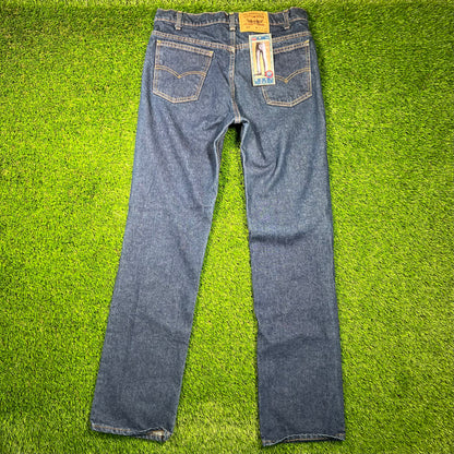 1990s Levi's 517 Orange Tab Denim Jeans Size 34 NEW v18650