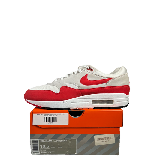 Nike Air Max 1 Anniversary Red (2018) Size 10.5 USED s16999