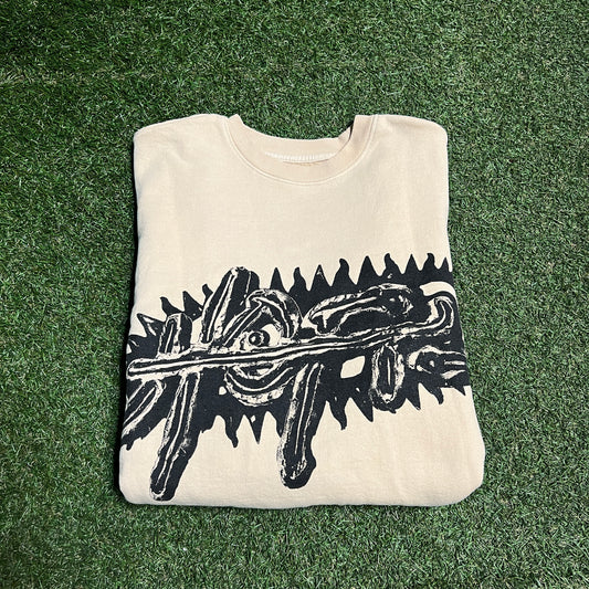 Travis Scott Utopia A3 Baige Crewneck Size Medium USED x13309