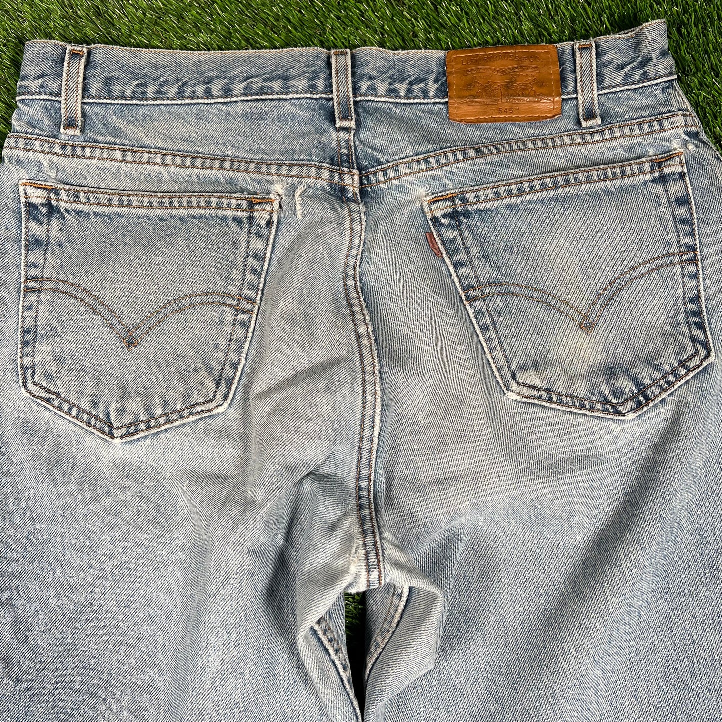 2001 Levi 545 Bronze Tab Blue Jeans Size 34 USED v17958