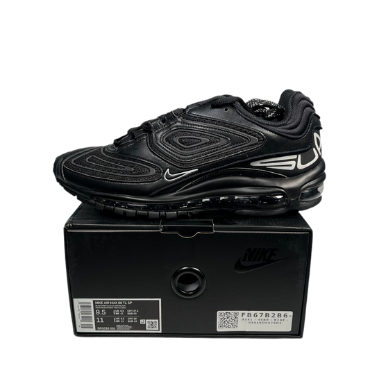 Nike Air Max 98 TL Supreme Black (2022) Size 9.5 NEW s17797