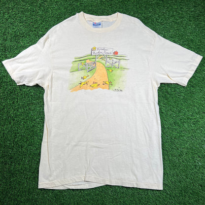 1984 Far Side Comics "Boneless Chicken" Tee Size XL USED v18436