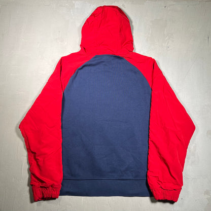 Polo Ralph Lauren Hi Tech Red/Navy Pull Over Hoodie Size XXL USED v18944