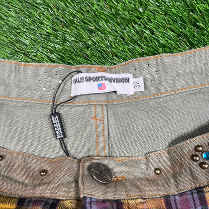 Vale Armor Flannel Yellow Workwear Pants Size 32 NEW x15891