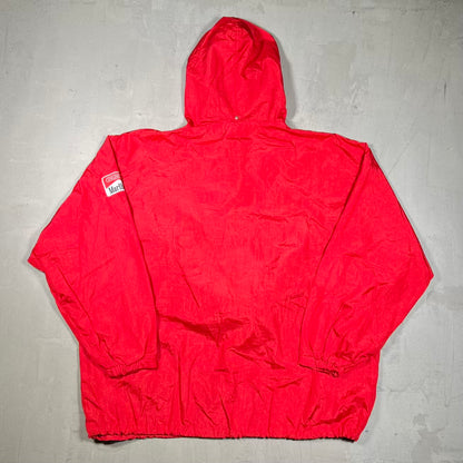 1990s Marlboro Red Packable Windbreaker Size Large USED v20328