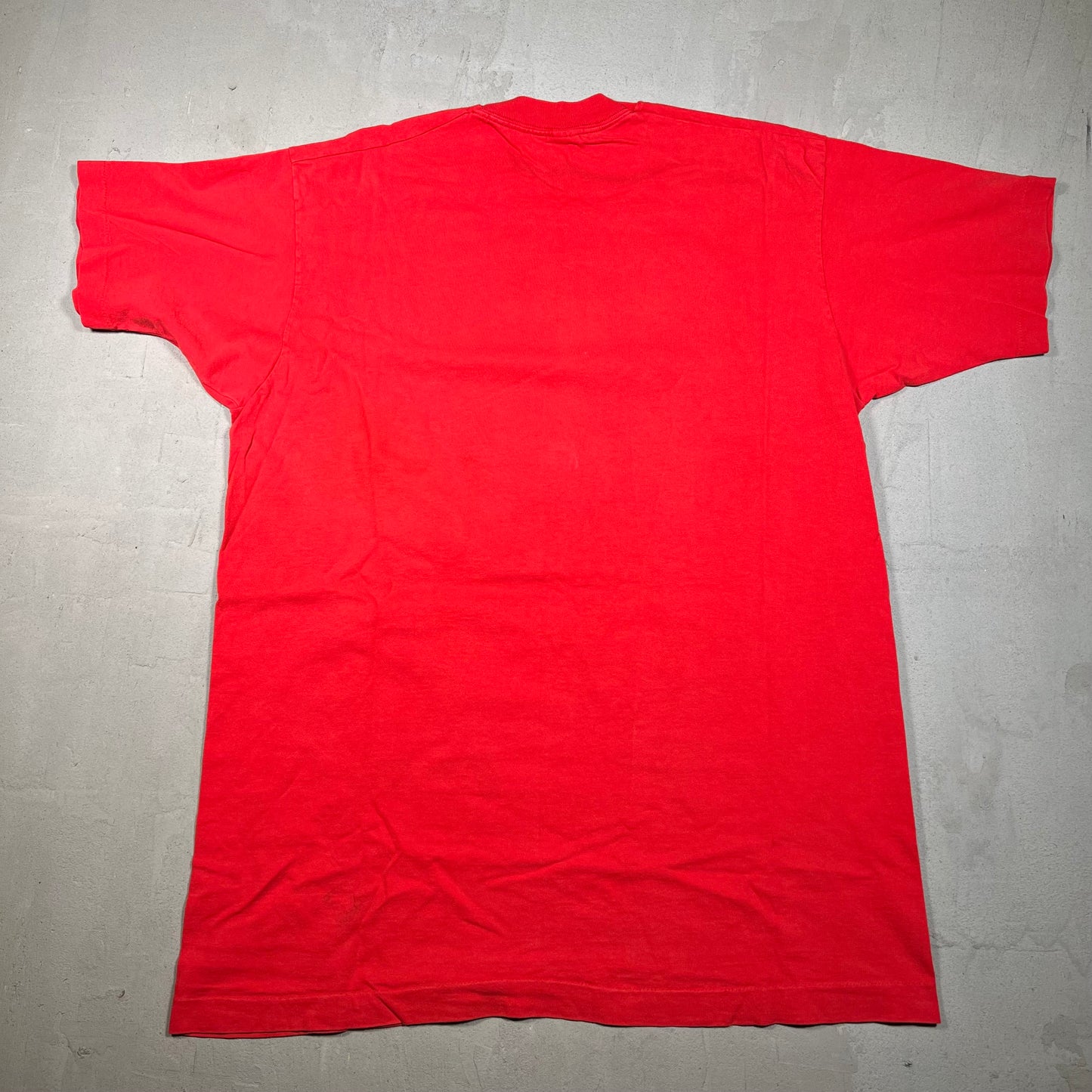 1993 Chiacgo Bulls 3 Peat Eastern Champs Red Tee Size XL USED v17808