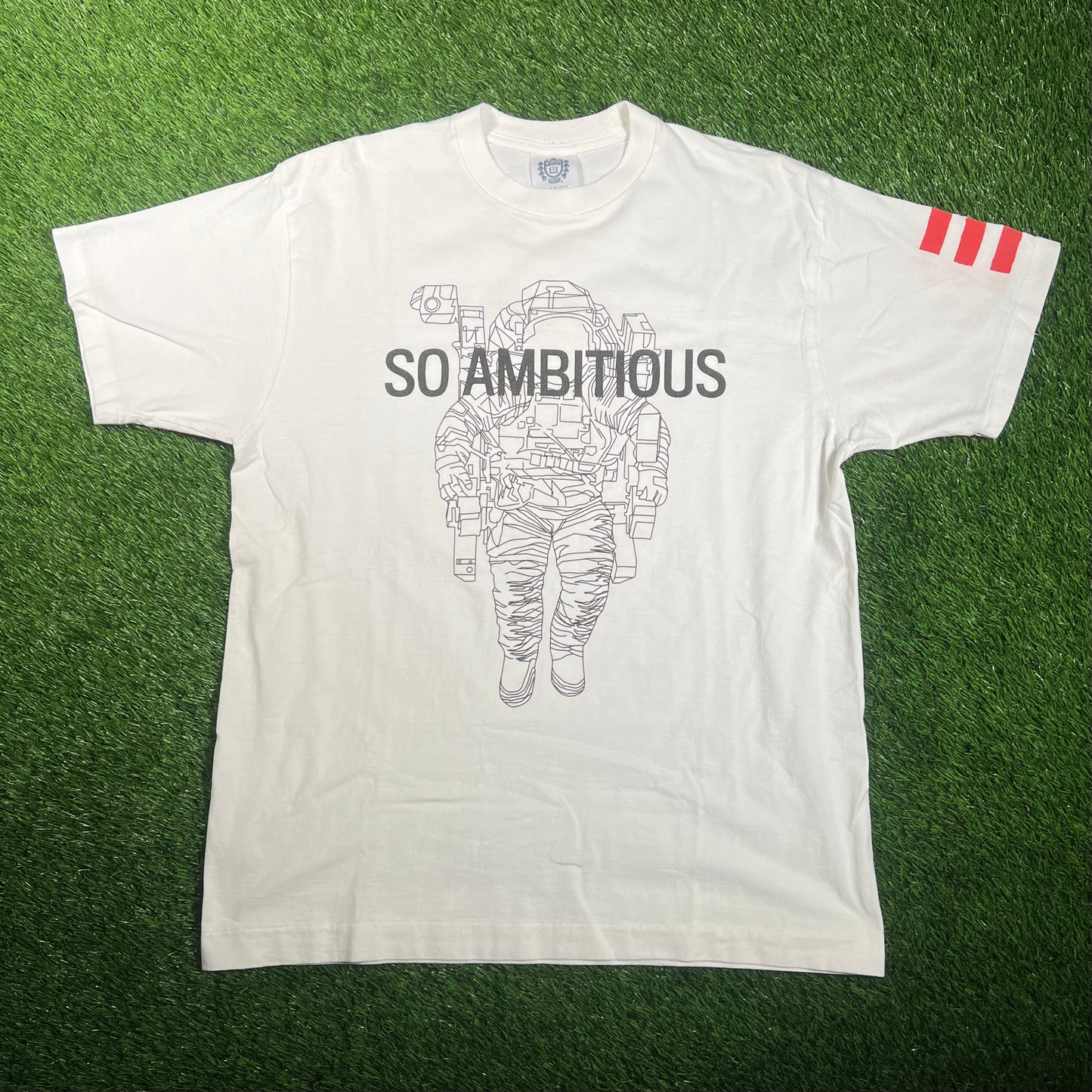 2010 Billionaire Boys Club Jay Z So Ambitious Astronut White Tee Size Large USED x15913
