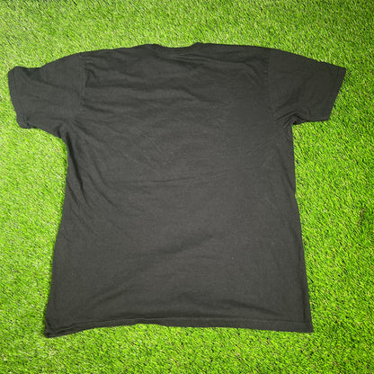 The Weeknd CR Men Black Tee Size Large USED x14397
