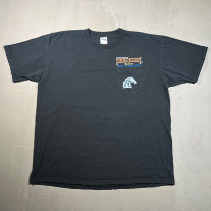 2003 Iron Horse Saloon Bike Week Black Tee Size XL USED v18950