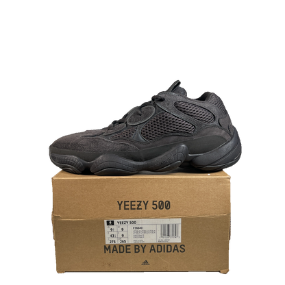 Yeezy 500 Utility Black (2018) Size 9.5 USED s22759