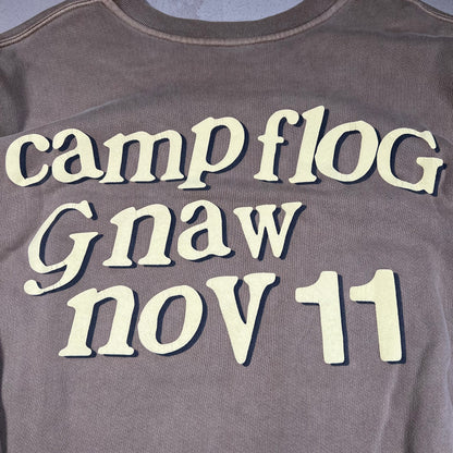 CPFM Kids See Ghost Kanye Cudi Lucky Me I see Ghost Brown Crewneck Size Large USED x1154