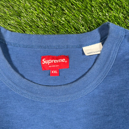 Supreme "One, Two, F You" Blue Tee (2023) Size XXL USED x15391