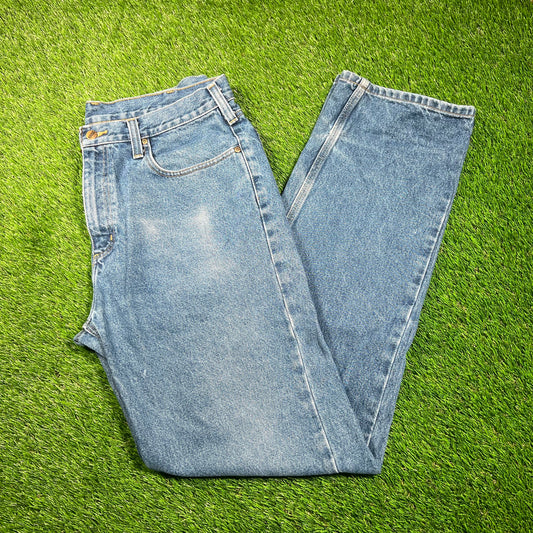 Y2K Carhartt Workwear Blue Jeans Pants Size 36 USED v18710