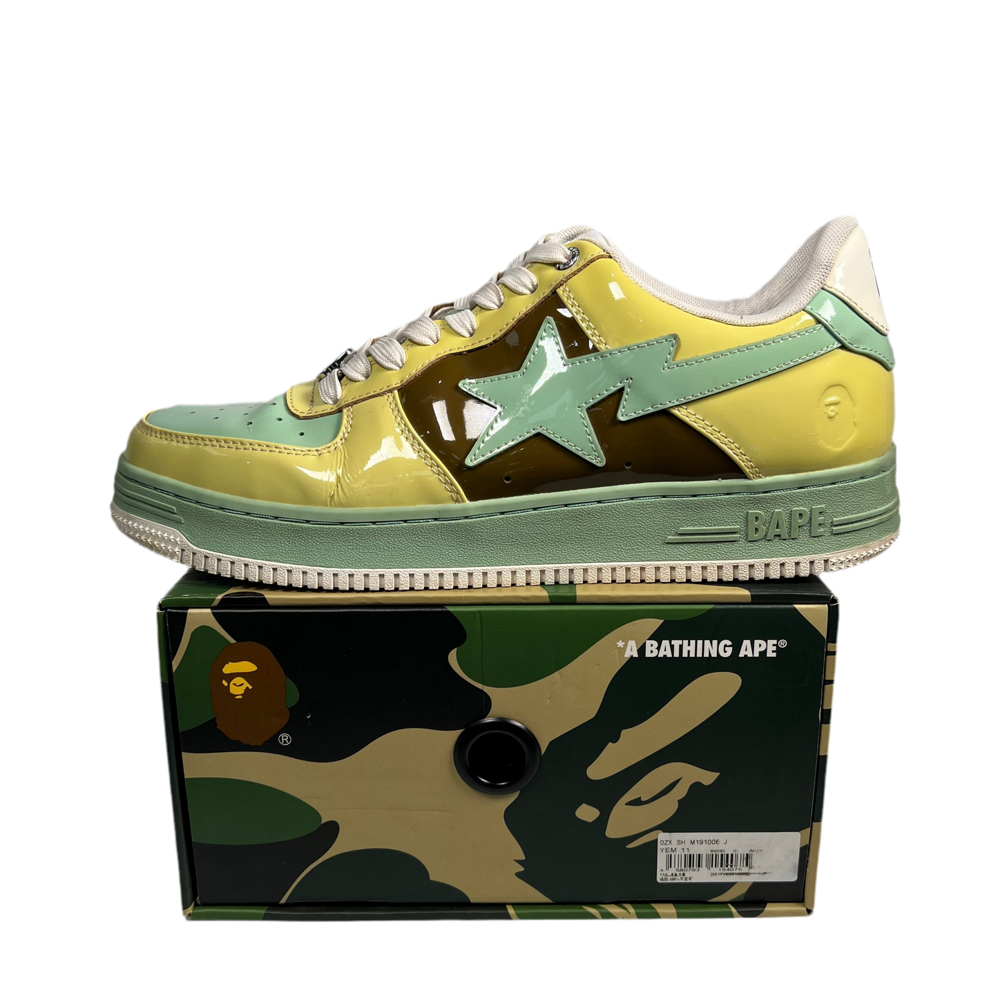 Bape Bapesta Brown Beige (2022) Size 11 USED s17626