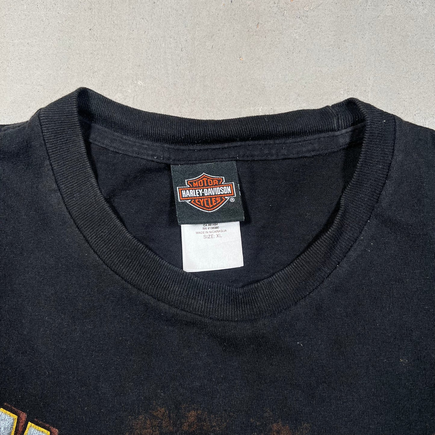 2015 Harley Davdison "Dallas" Black Tee Size XL USED v19153