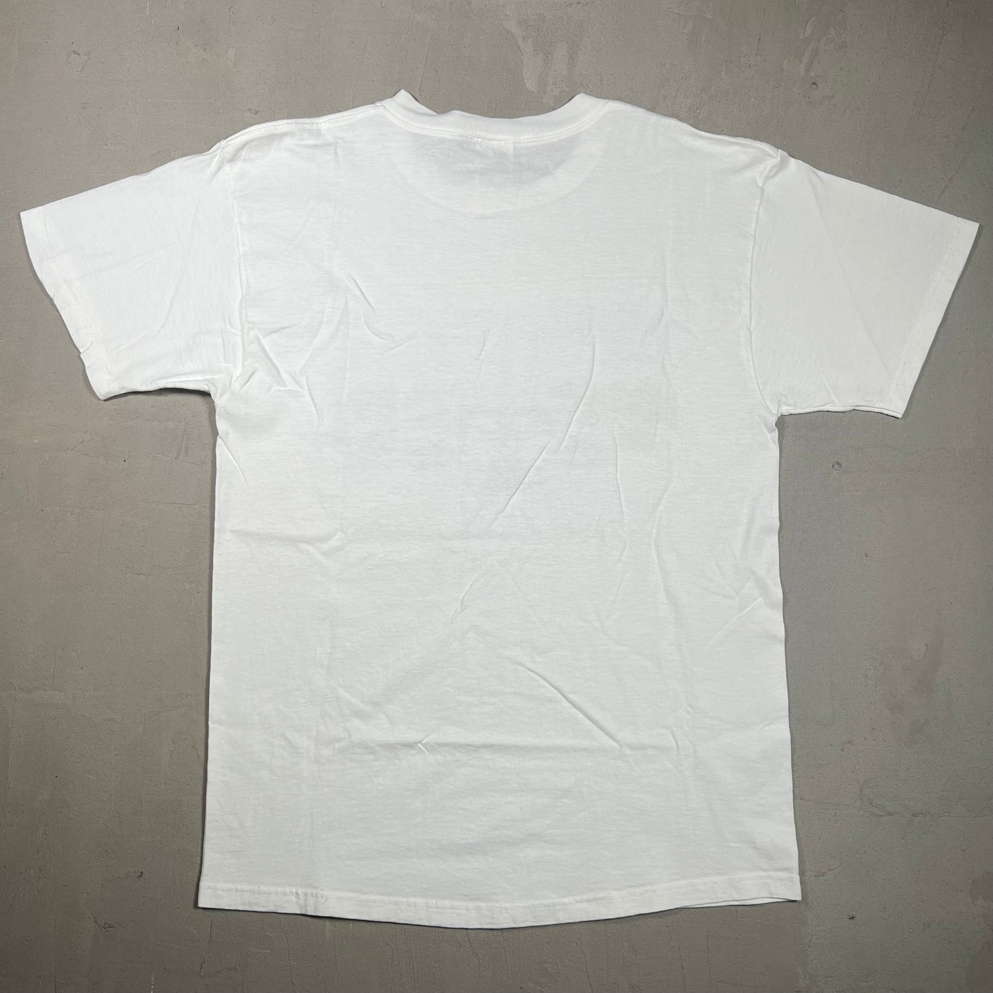 Y2K Osama Come Out And Play Fighter Jets White Tee Size Large USED v16747