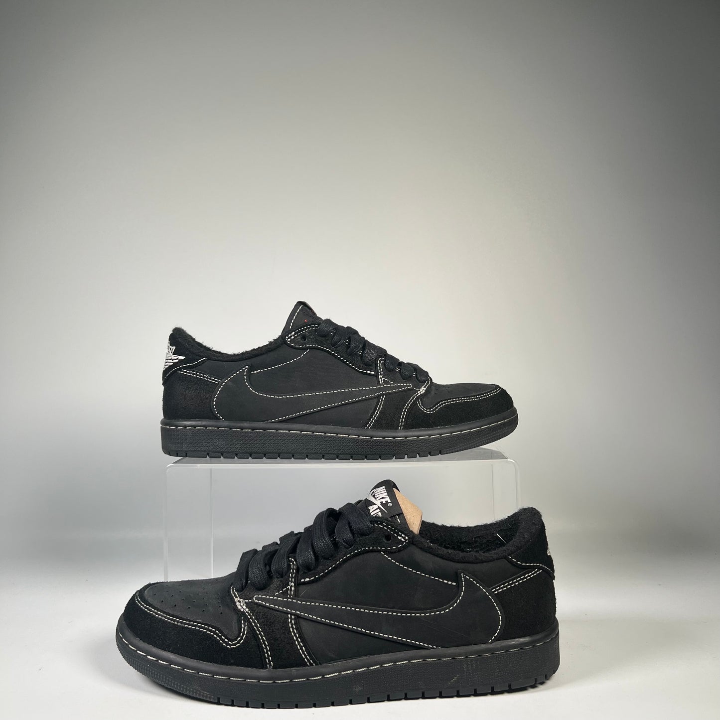Jordan 1 Low Travis Scott Black Phantom (2022) Size 8.5 USED s20239