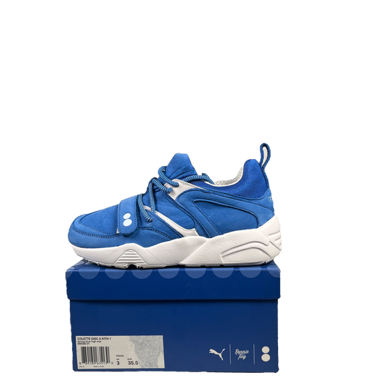 Puma Blaze of Glory Ronnie Fieg Colette Blue (2016) Size 4 USED s20929