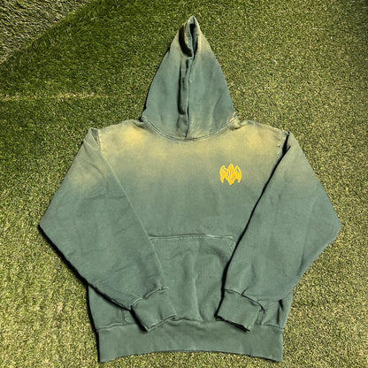 Warren Lotas Green "Thousand Yard Stare" Hoodie Size Small USED x14176