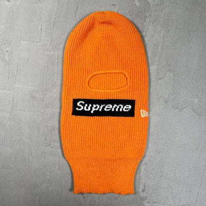 Supreme New Era Box Logo Balaclava Orange (2021) USED x18790