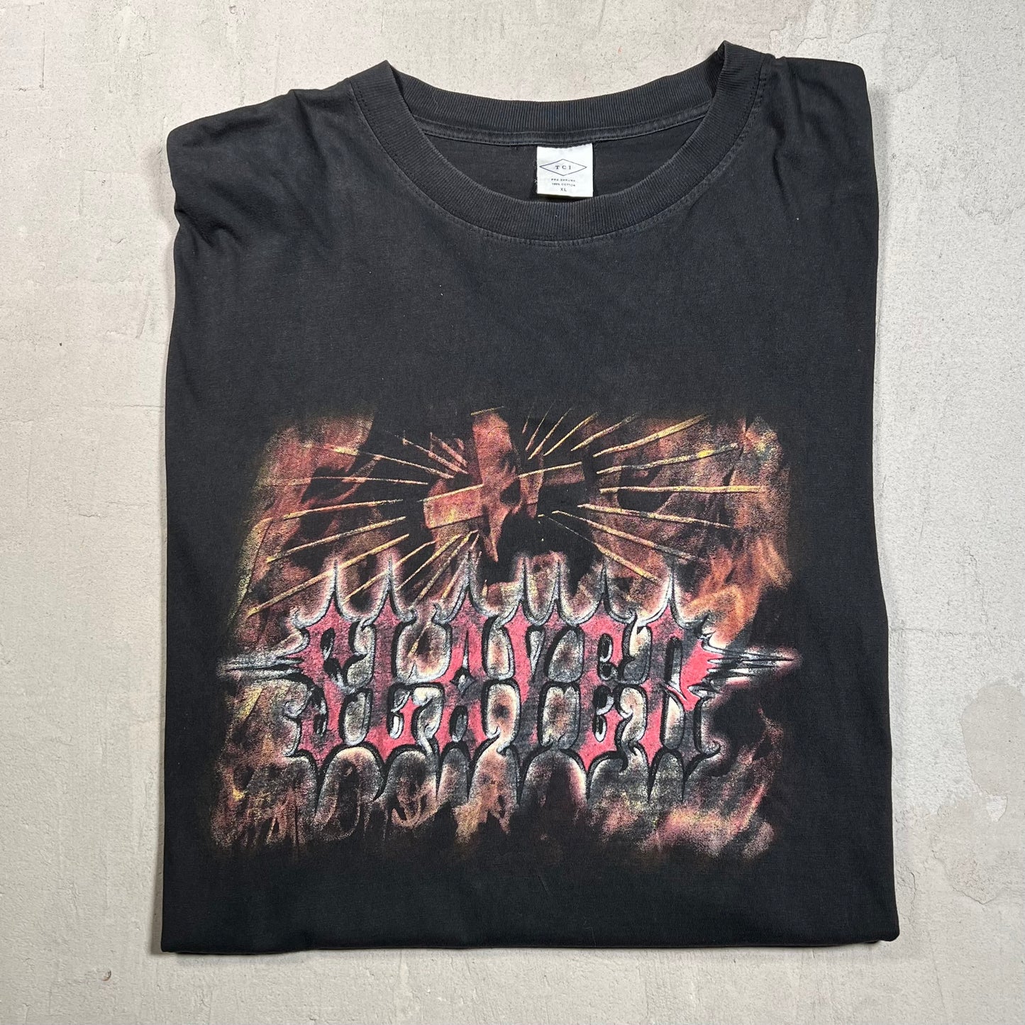 Y2K Slayer Black Tour Tee Size XL USED v19444