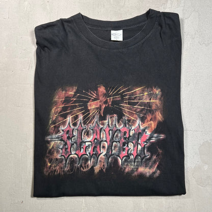 Y2K Slayer Black Tour Tee Size XL USED v19444