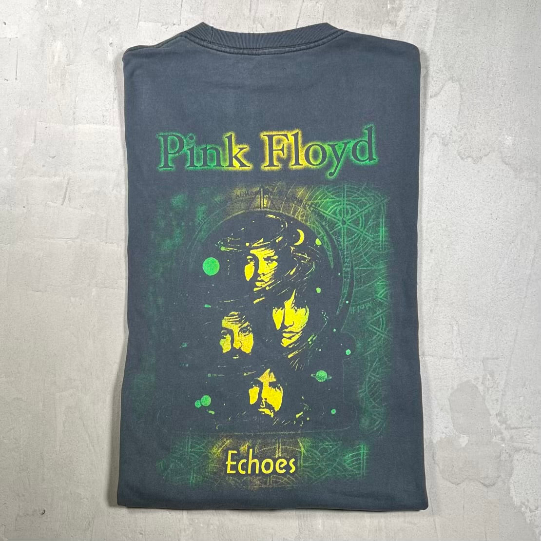 1990s Pink Floyd Echoes Black Longsleeve Size XL USED v20177