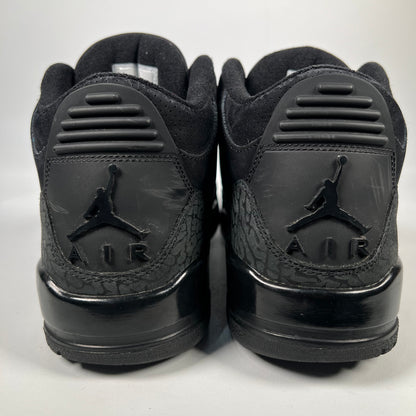 Jordan 3 Black Cat (2025) Size 9.5 USED s20055
