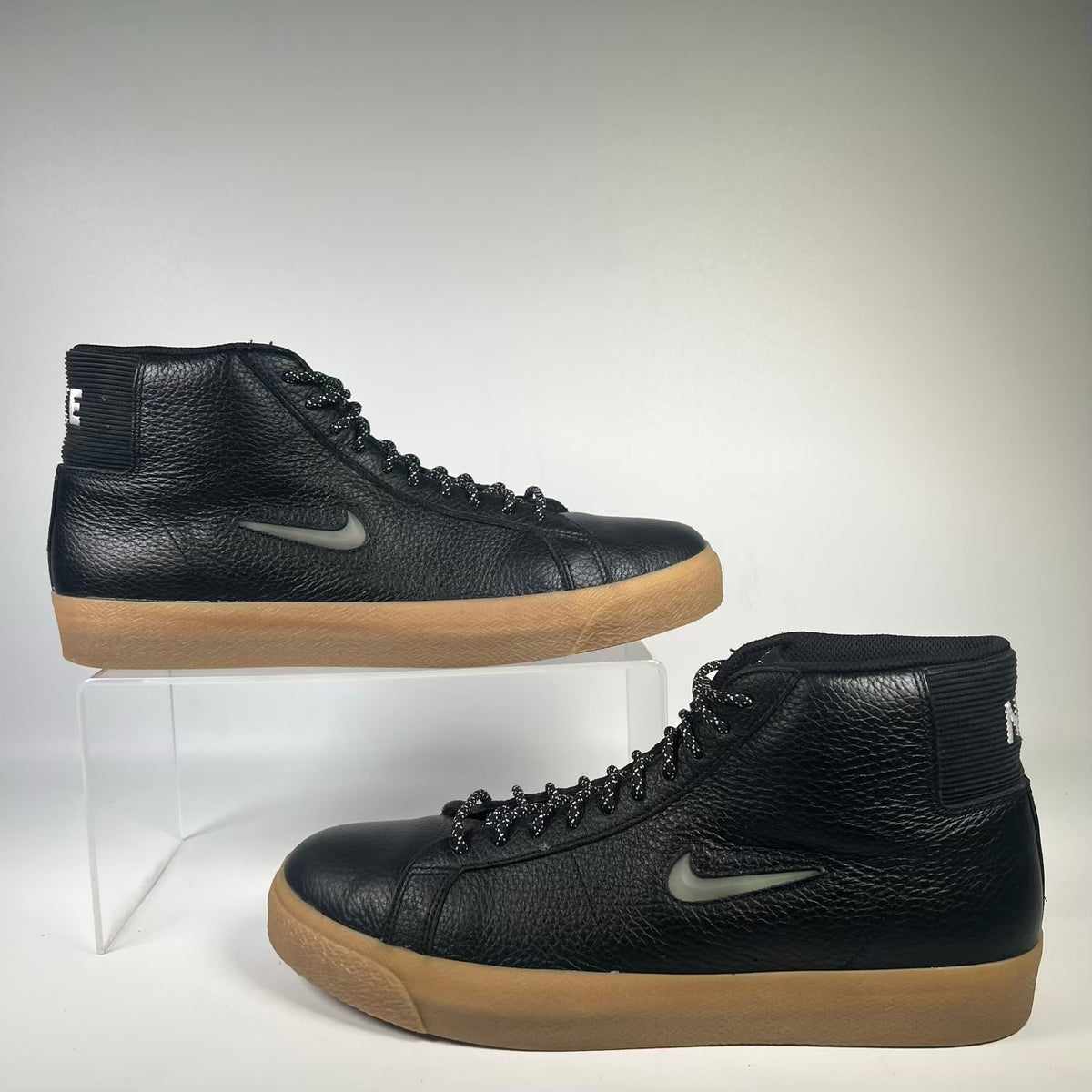 Nike Zoom Blazer Mid SB Black Gum Jewel (2020) Size 12 USED s23756