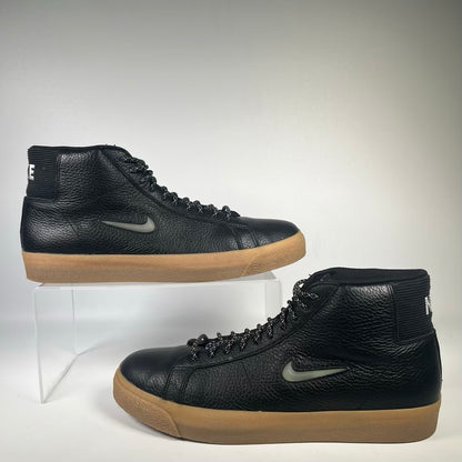 Nike Zoom Blazer Mid SB Black Gum Jewel (2020) Size 12 USED s23756